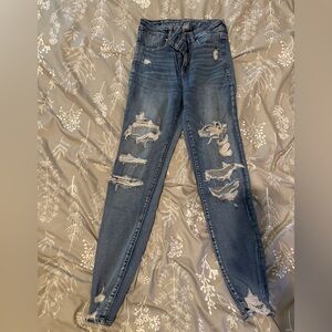 American Eagle Ripped Skinny Jeans